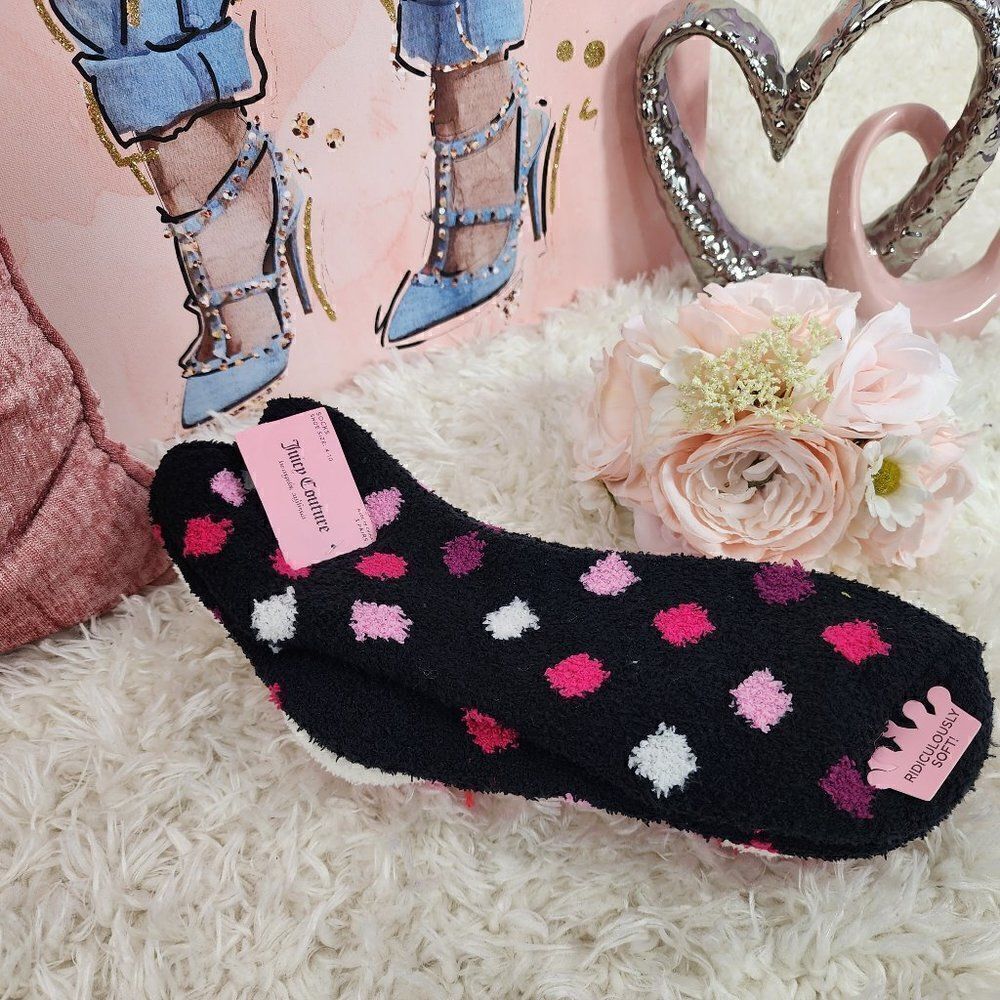 Juicy Couture Socks Multicolor3 Pairs Girls 4-10 NEW!